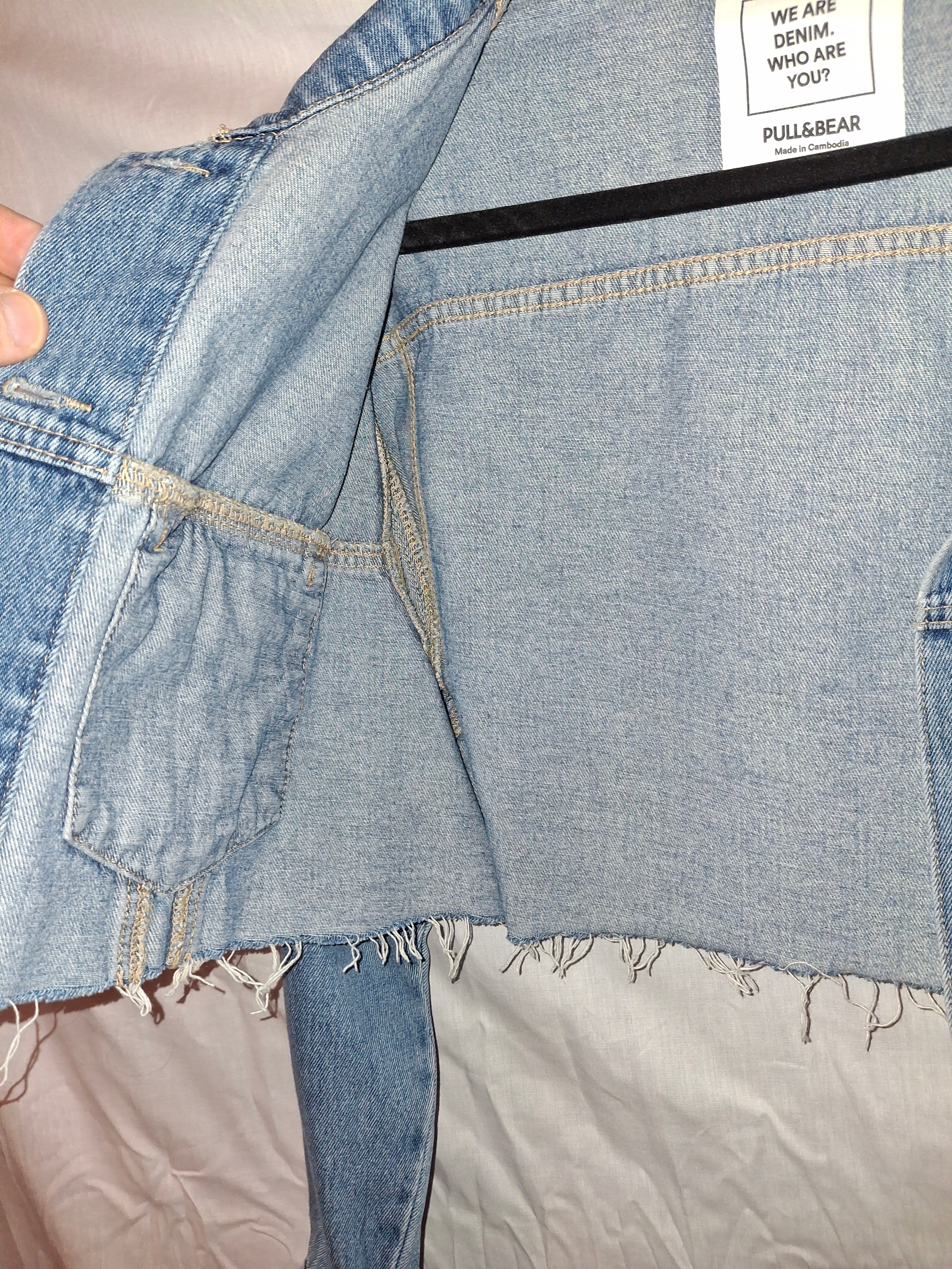 Veste en jean Pull&bear – bleu - Taille : M (38)